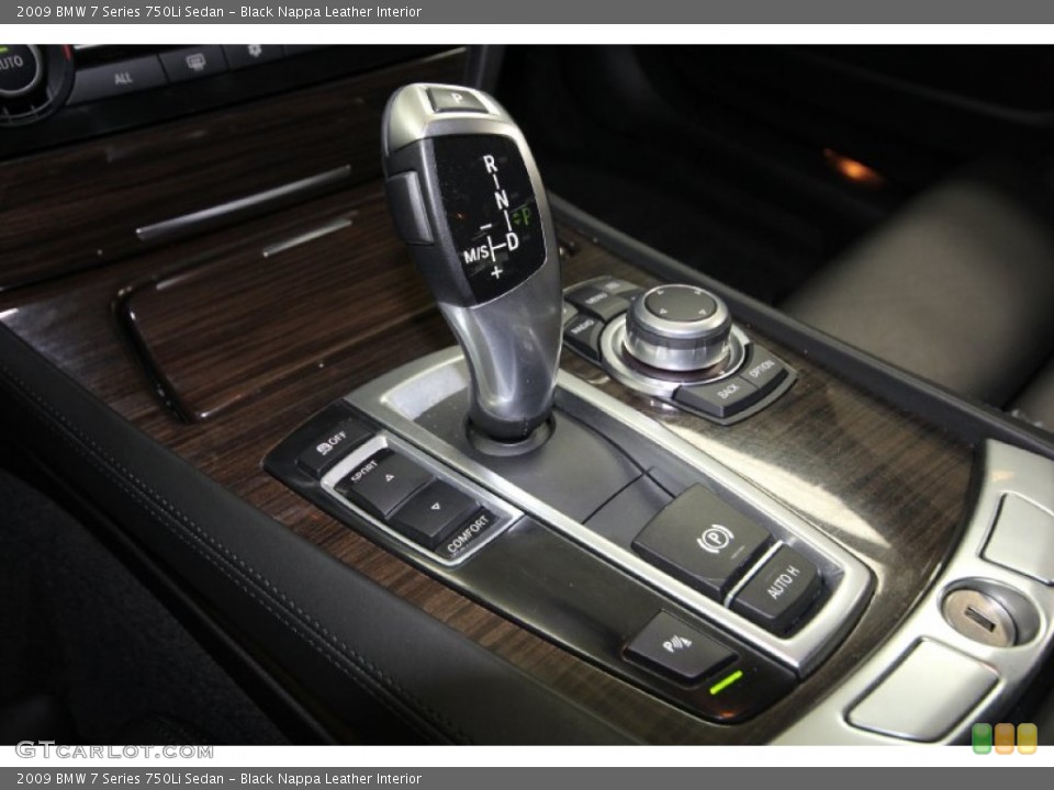 Black Nappa Leather Interior Transmission for the 2009 BMW 7 Series 750Li Sedan #62279587