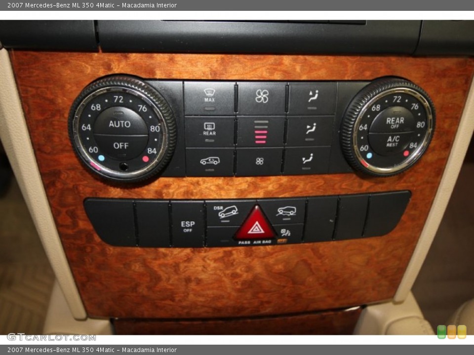 Macadamia Interior Controls for the 2007 Mercedes-Benz ML 350 4Matic #62280766