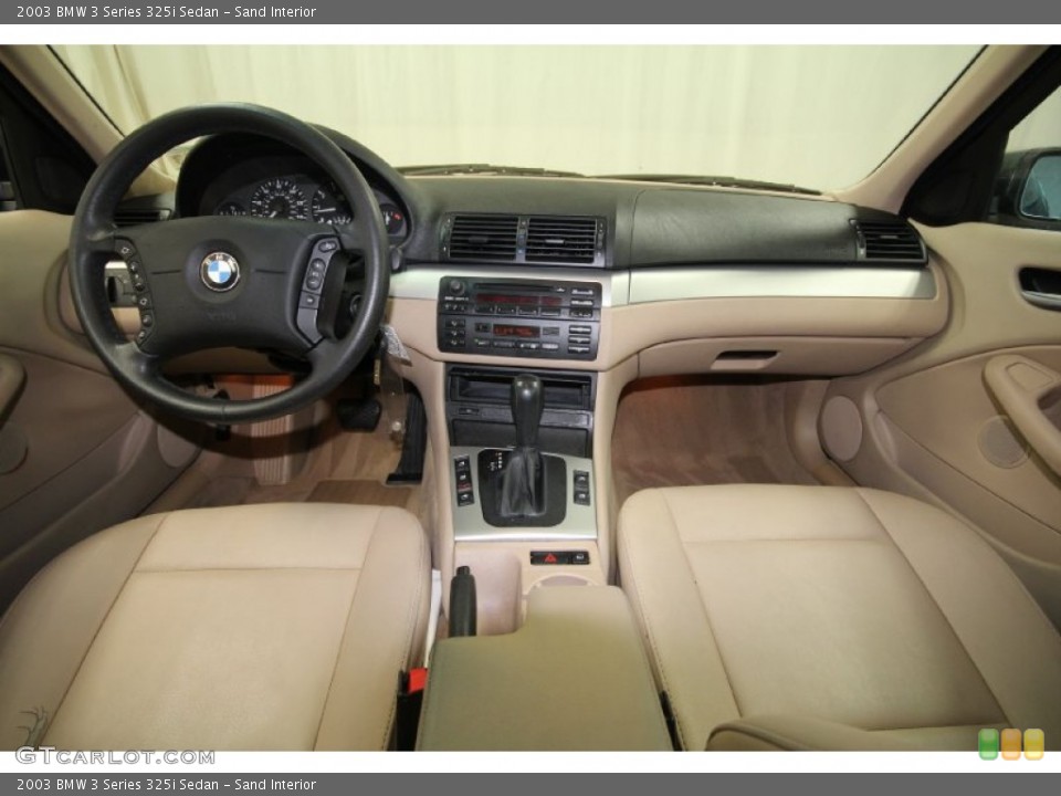 Sand Interior Dashboard for the 2003 BMW 3 Series 325i Sedan #62283815