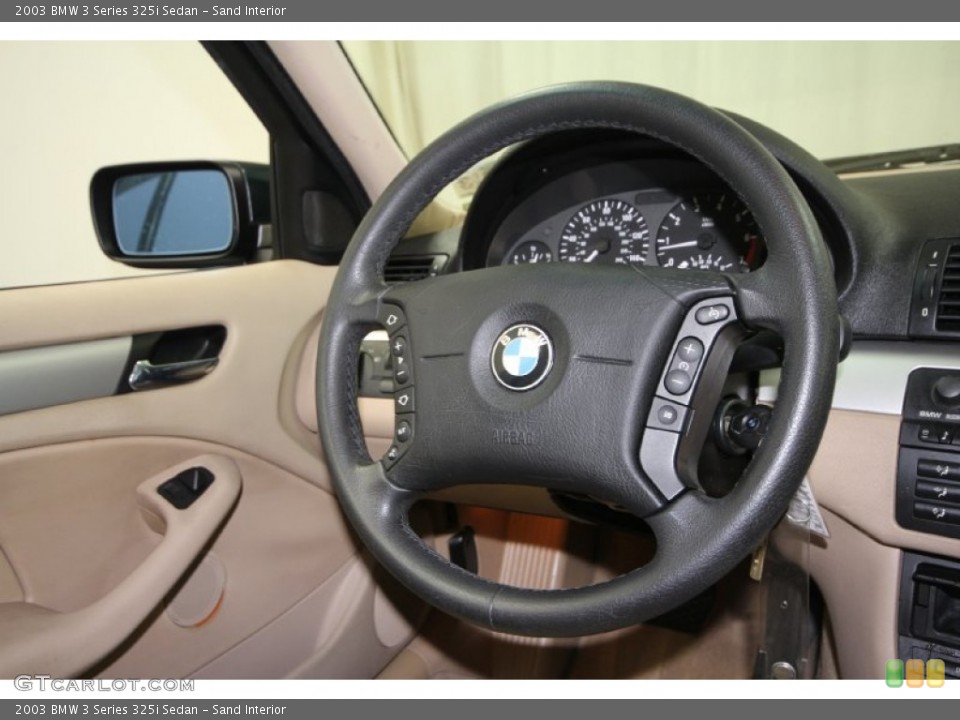 Sand Interior Steering Wheel for the 2003 BMW 3 Series 325i Sedan #62284026