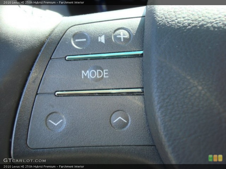 Parchment Interior Controls for the 2010 Lexus HS 250h Hybrid Premium #62285024