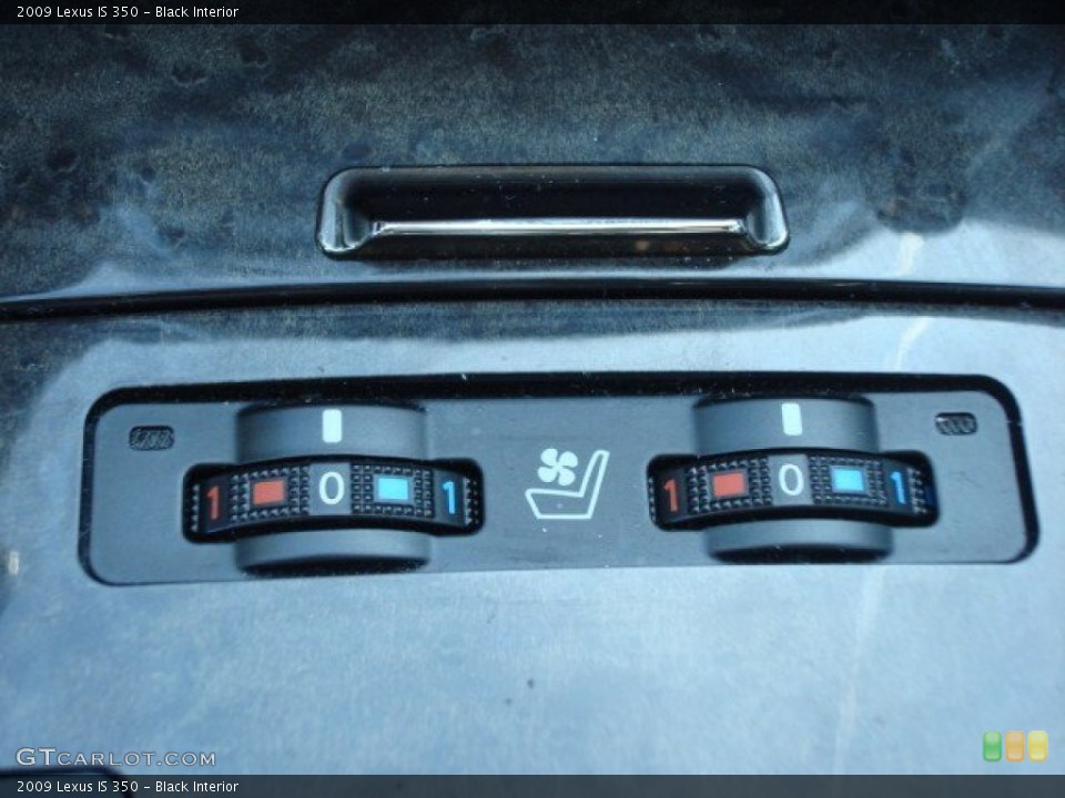 Black Interior Controls for the 2009 Lexus IS 350 #62286286