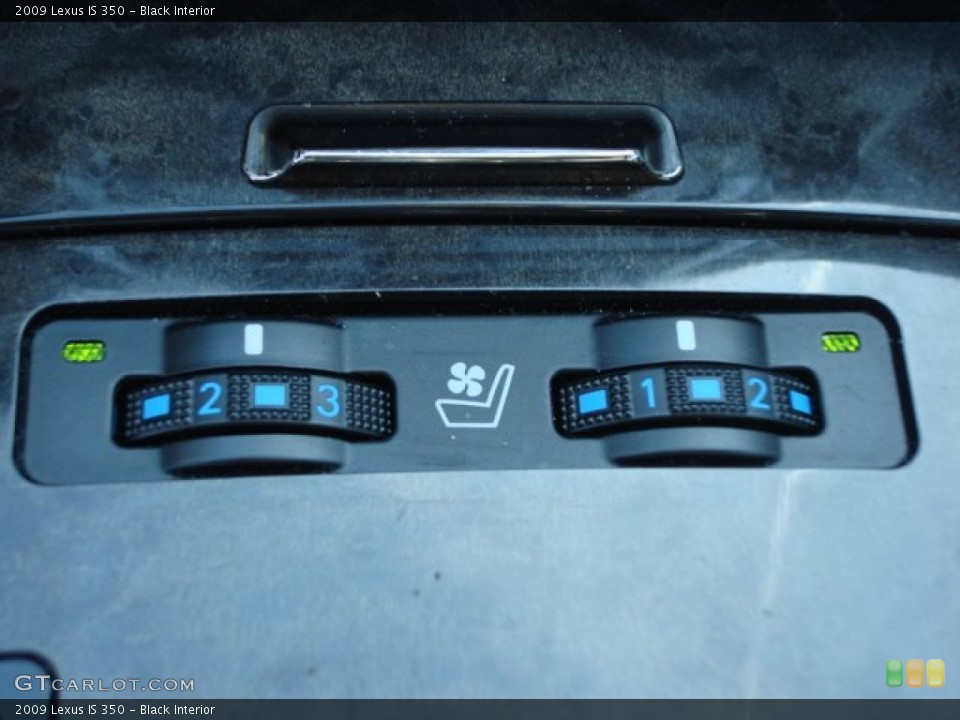 Black Interior Controls for the 2009 Lexus IS 350 #62286296