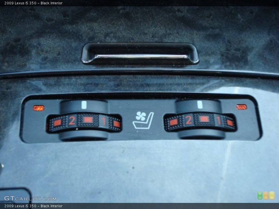 Black Interior Controls for the 2009 Lexus IS 350 #62286305