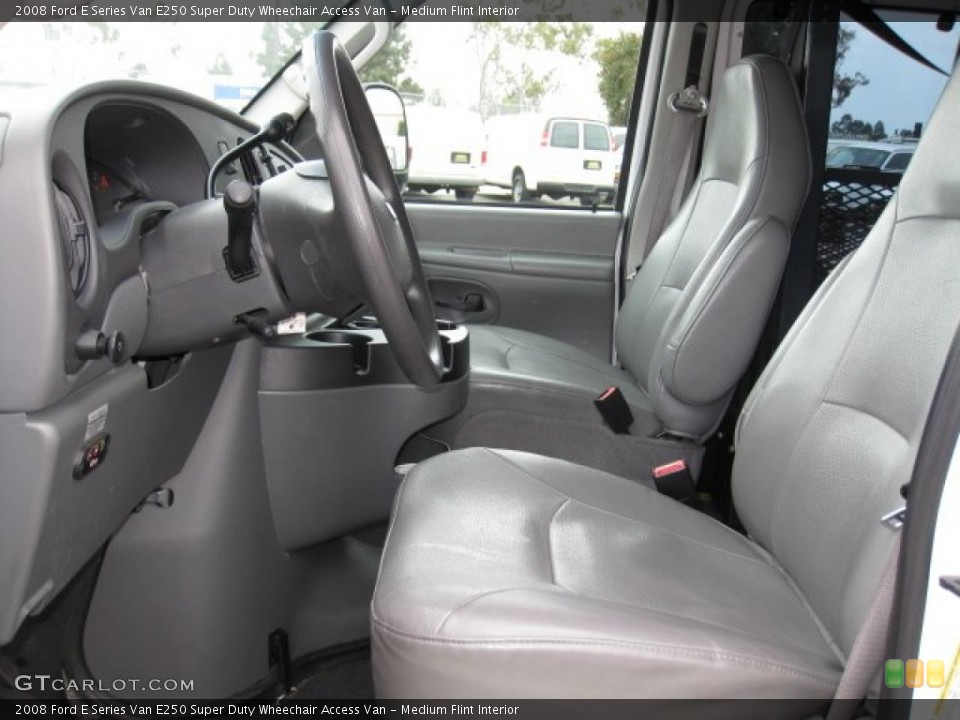Medium Flint Interior Photo for the 2008 Ford E Series Van E250 Super Duty Wheechair Access Van #62286707