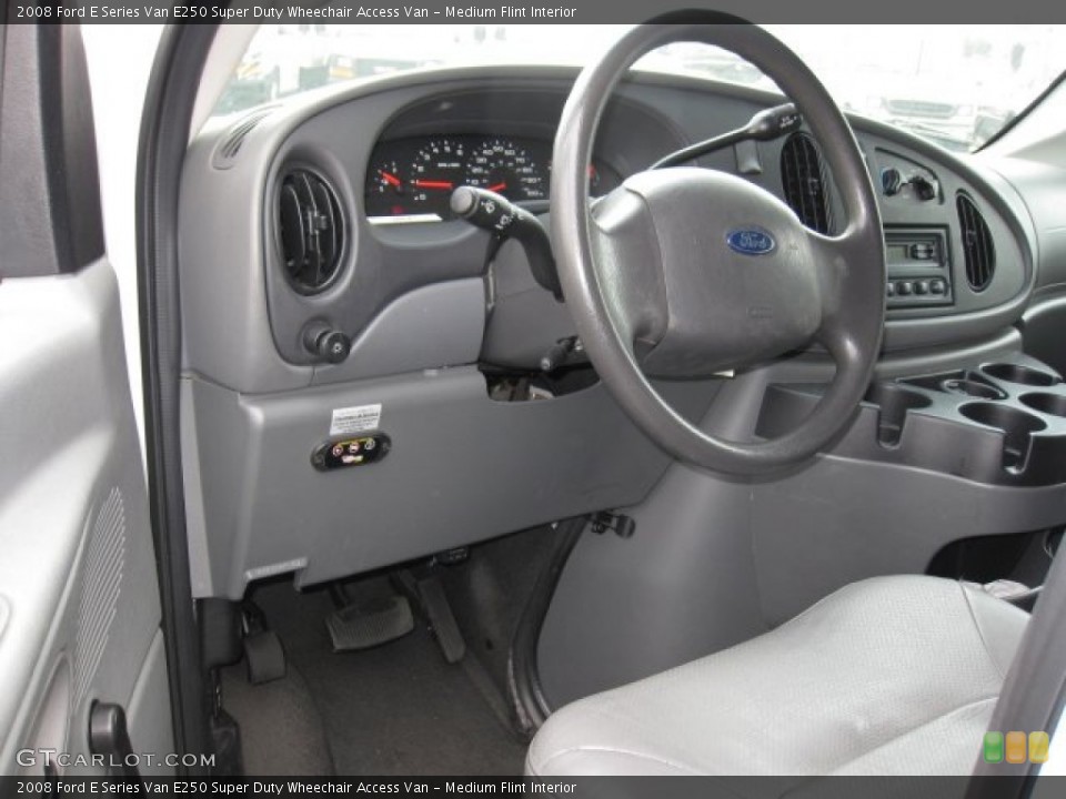 Medium Flint Interior Photo for the 2008 Ford E Series Van E250 Super Duty Wheechair Access Van #62286710