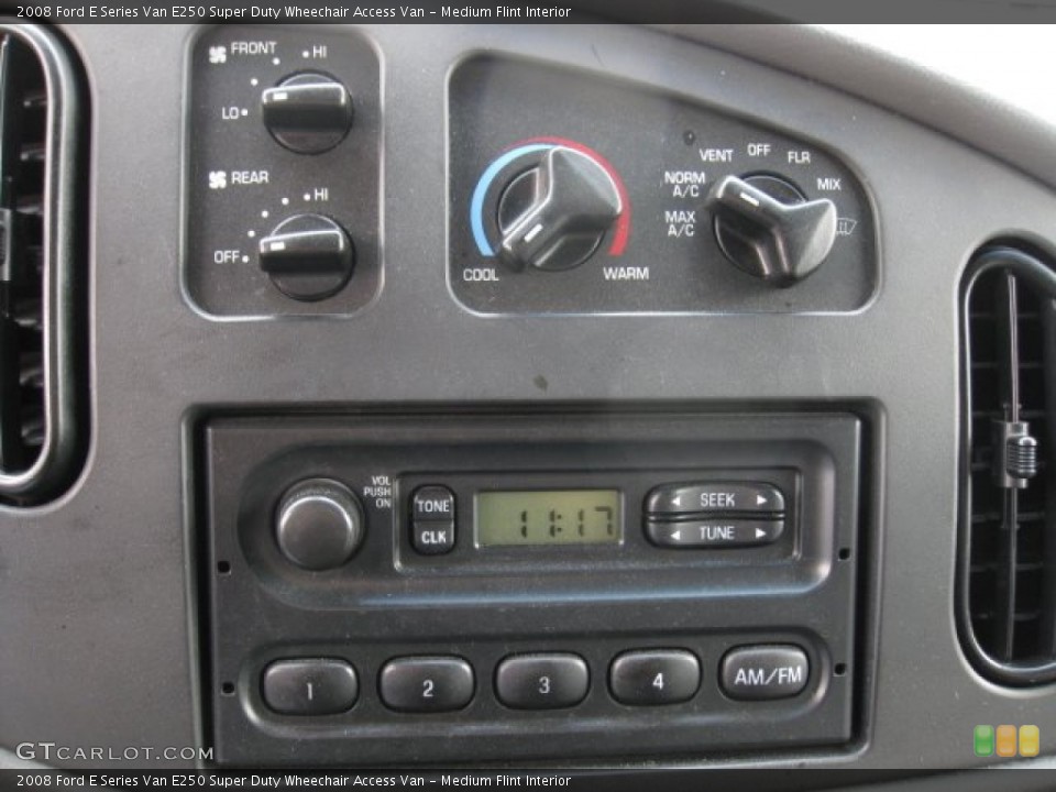 Medium Flint Interior Controls for the 2008 Ford E Series Van E250 Super Duty Wheechair Access Van #62286713