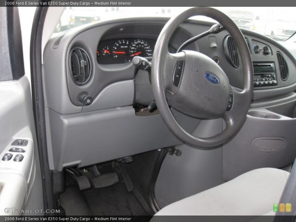 Medium Flint Interior Dashboard for the 2008 Ford E Series Van E350 Super Duty Cargo #62286800