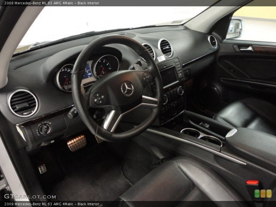 Black Interior Photo for the 2009 Mercedes-Benz ML 63 AMG 4Matic #62287346