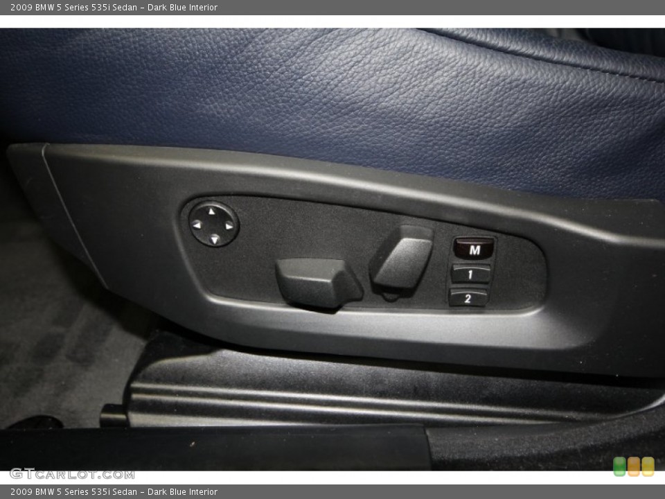 Dark Blue Interior Front Seat for the 2009 BMW 5 Series 535i Sedan #62288027