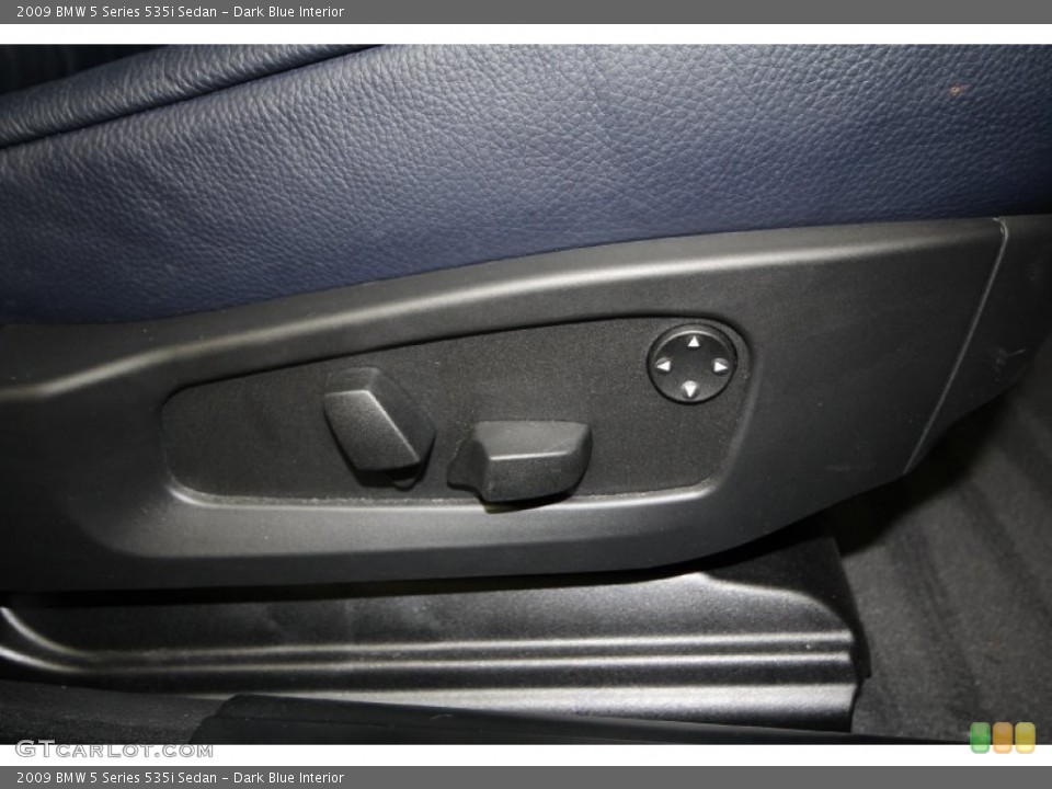 Dark Blue Interior Front Seat for the 2009 BMW 5 Series 535i Sedan #62288228