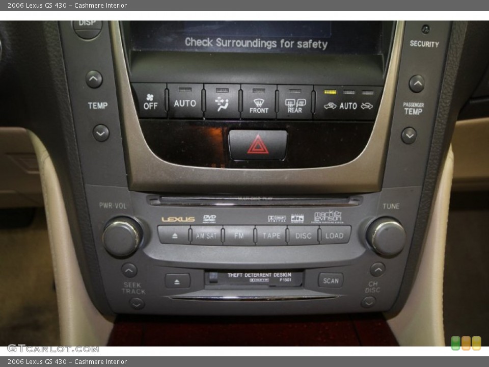 Cashmere Interior Controls for the 2006 Lexus GS 430 #62289332