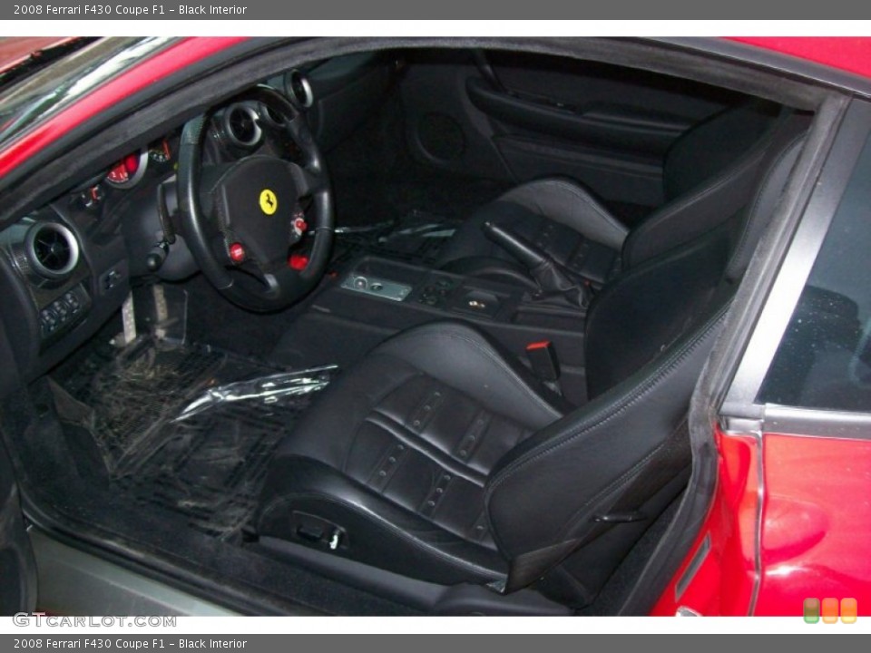 Black Interior Photo for the 2008 Ferrari F430 Coupe F1 #62295584