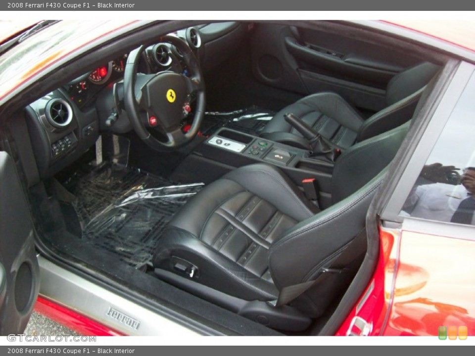 Black Interior Photo for the 2008 Ferrari F430 Coupe F1 #62295593