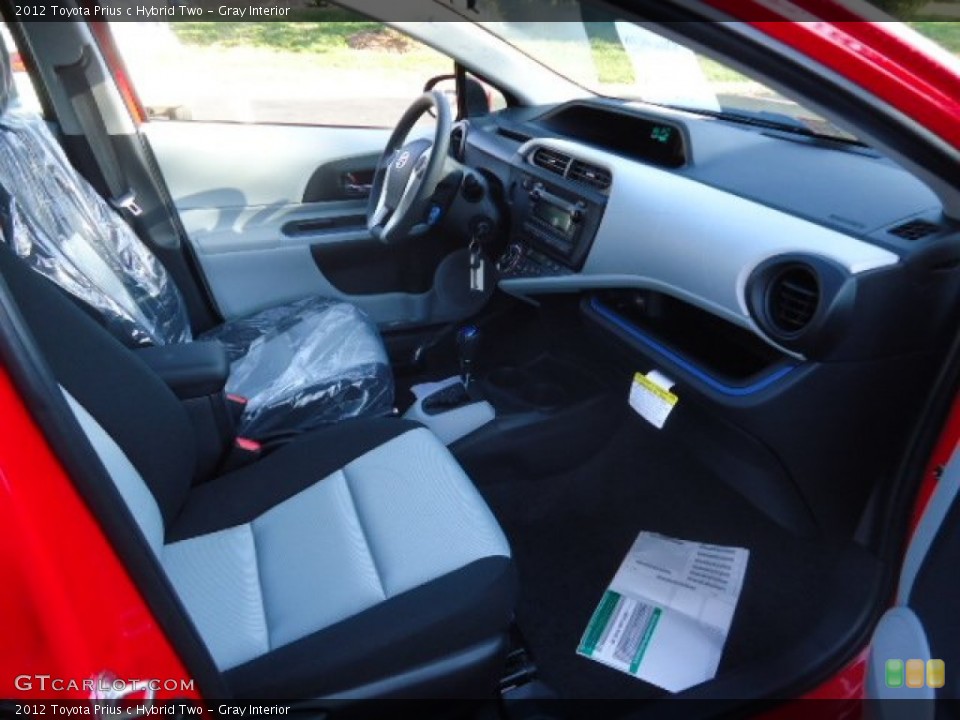 Gray Interior Photo for the 2012 Toyota Prius c Hybrid Two #62295773