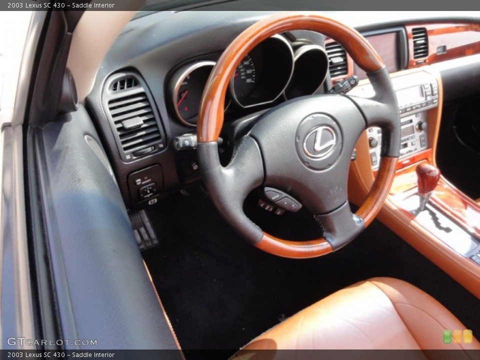 Saddle Interior Steering Wheel for the 2003 Lexus SC 430 #62297744