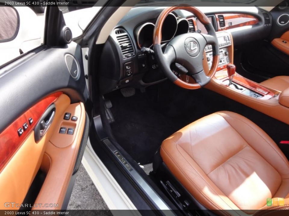 Saddle Interior Photo for the 2003 Lexus SC 430 #62297753