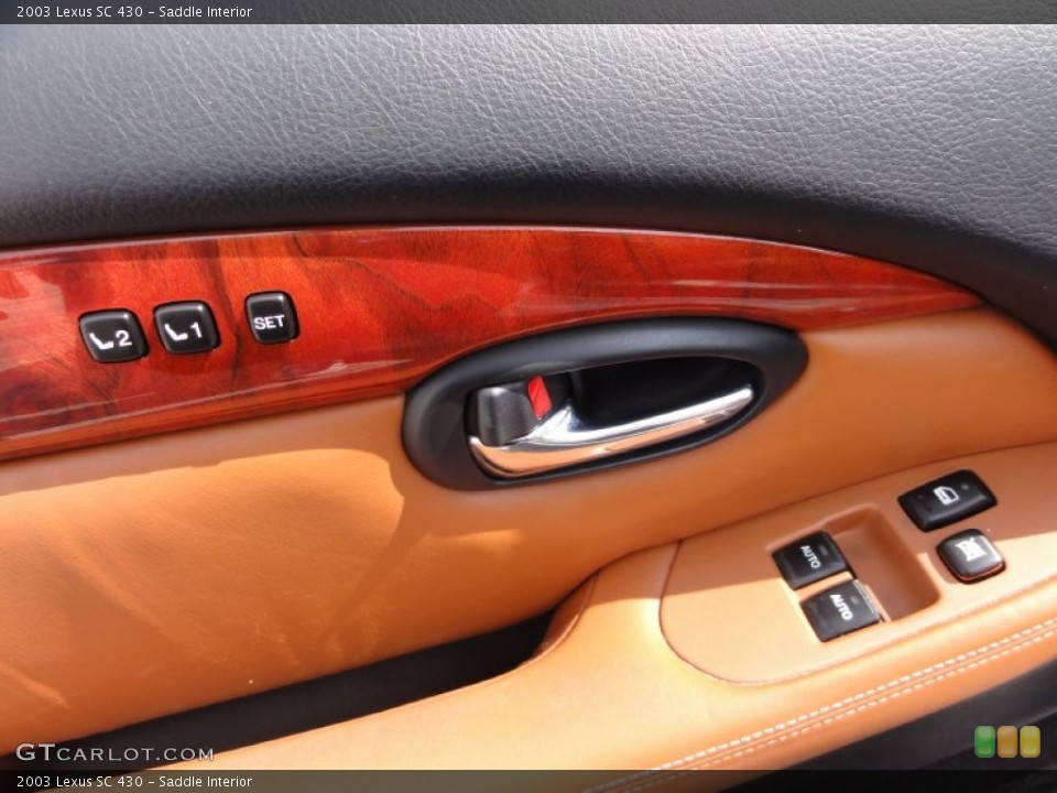 Saddle Interior Controls for the 2003 Lexus SC 430 #62297774