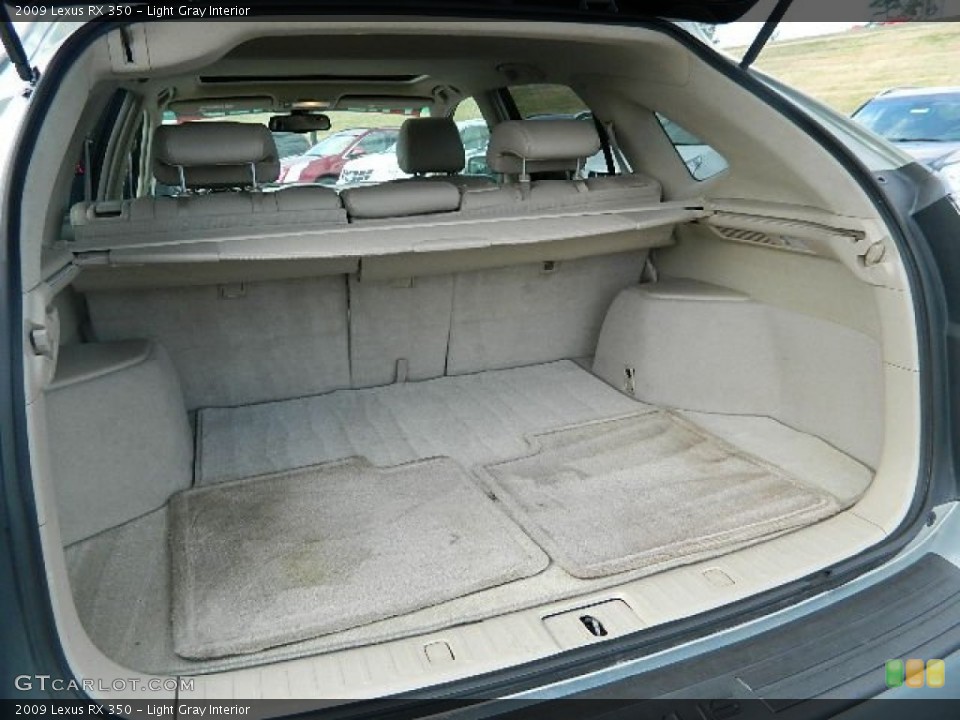Light Gray Interior Trunk for the 2009 Lexus RX 350 #62300993