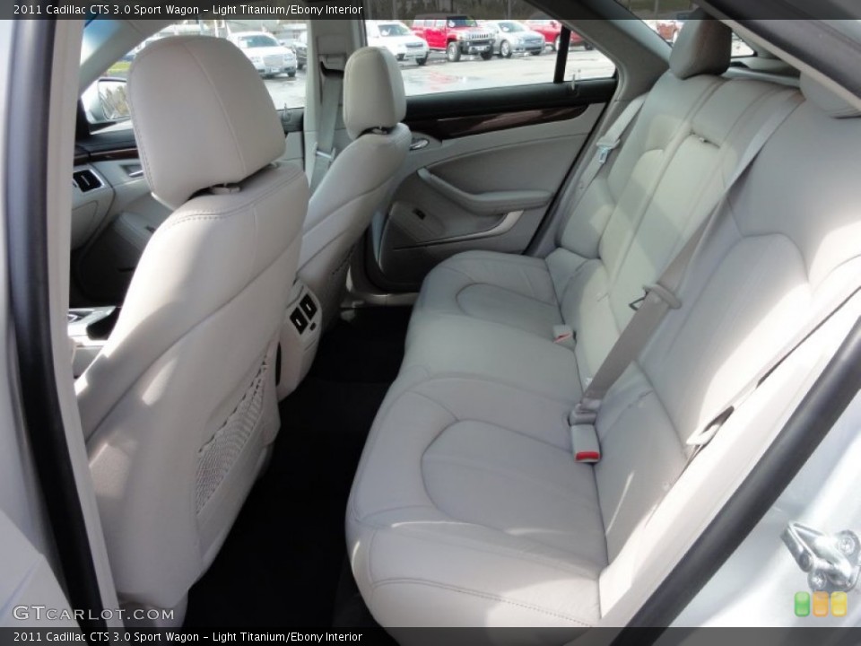 Light Titanium/Ebony Interior Rear Seat for the 2011 Cadillac CTS 3.0 Sport Wagon #62301605