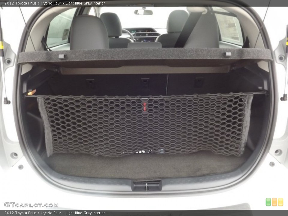 Light Blue Gray Interior Trunk for the 2012 Toyota Prius c Hybrid Four #62303321