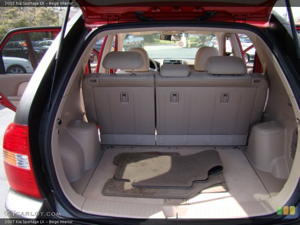 Beige Interior Trunk for the 2007 Kia Sportage LX #62305853