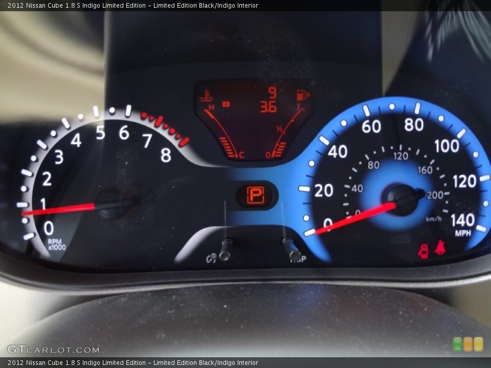 Limited Edition Black/Indigo Interior Gauges for the 2012 Nissan Cube 1.8 S Indigo Limited Edition #62305958