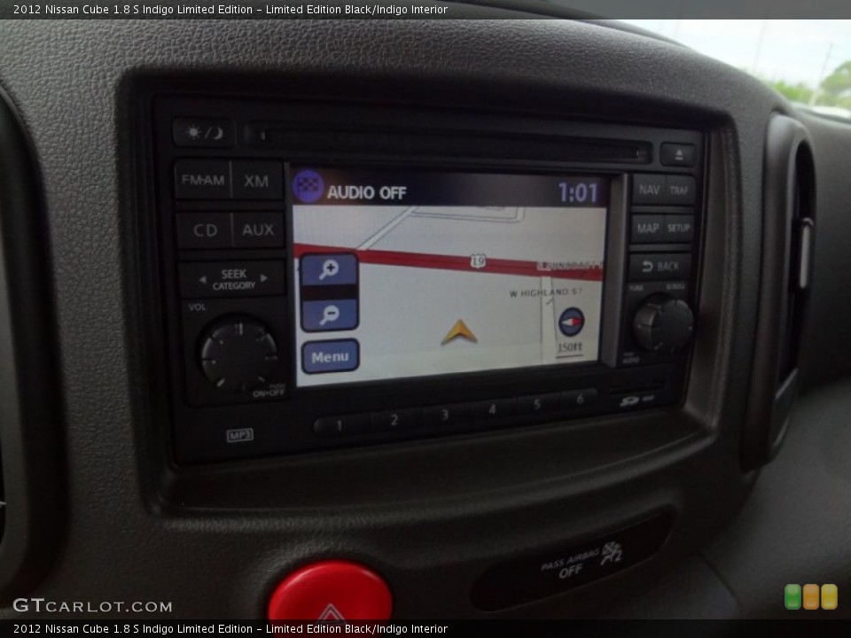 Limited Edition Black/Indigo Interior Navigation for the 2012 Nissan Cube 1.8 S Indigo Limited Edition #62305967