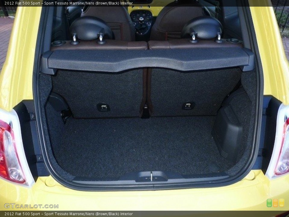 Sport Tessuto Marrone/Nero (Brown/Black) Interior Trunk for the 2012 Fiat 500 Sport #62308829