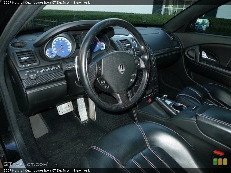 Nero Interior Prime Interior for the 2007 Maserati Quattroporte Sport GT DuoSelect #62309129