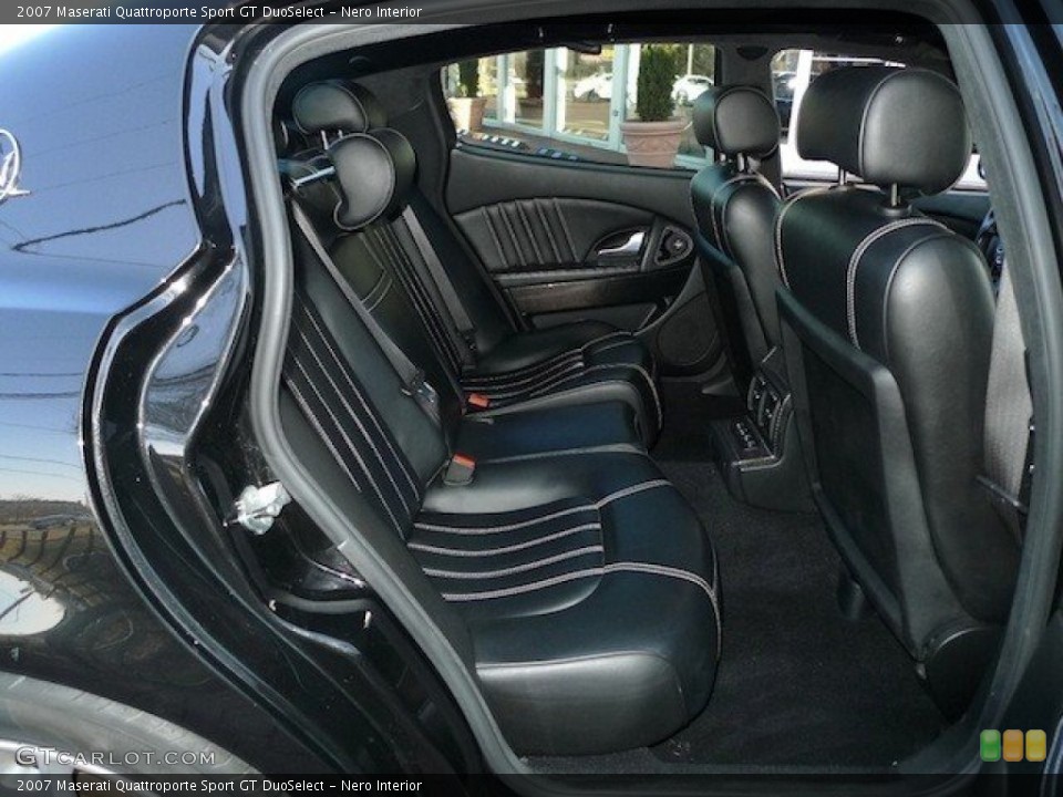 Nero Interior Rear Seat for the 2007 Maserati Quattroporte Sport GT DuoSelect #62309222