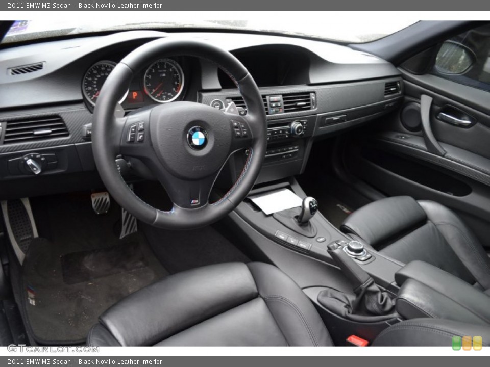 Black Novillo Leather Interior Prime Interior for the 2011 BMW M3 Sedan #62311280
