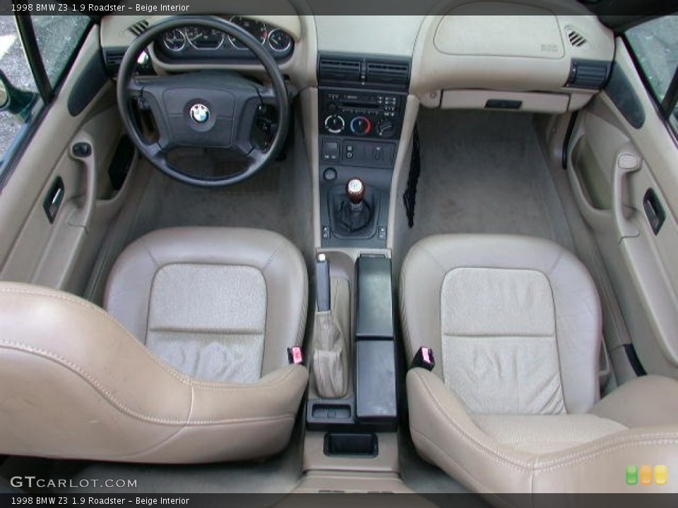 Beige Interior Photo for the 1998 BMW Z3 1.9 Roadster #62313166