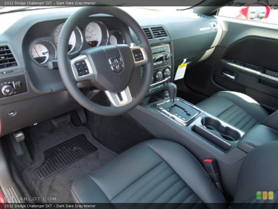 Dark Slate Gray Interior Prime Interior for the 2012 Dodge Challenger SXT #62317798