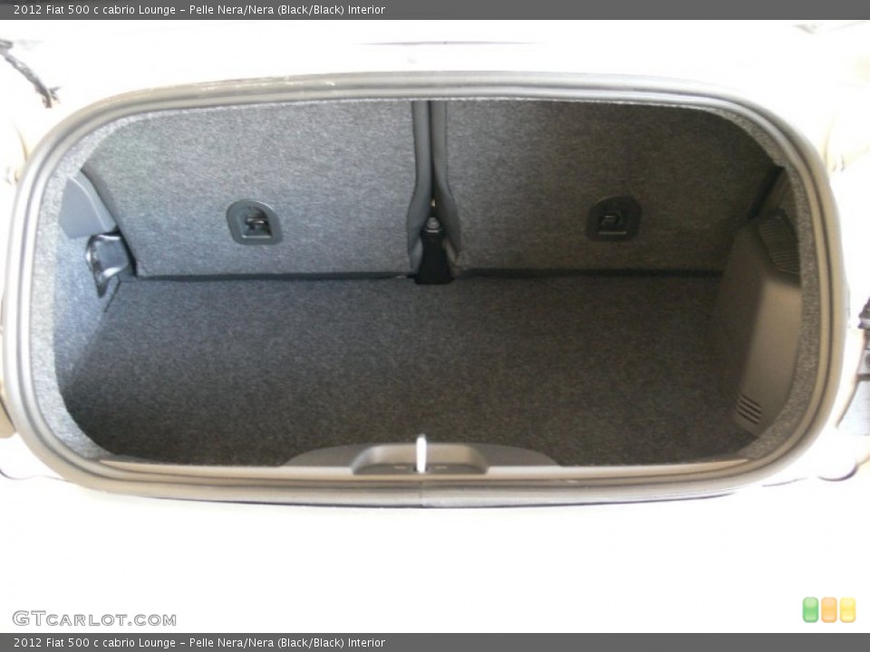 Pelle Nera/Nera (Black/Black) Interior Trunk for the 2012 Fiat 500 c cabrio Lounge #62319571