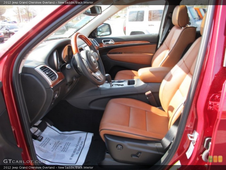 New Saddle/Black Interior Photo for the 2012 Jeep Grand Cherokee Overland #62321398