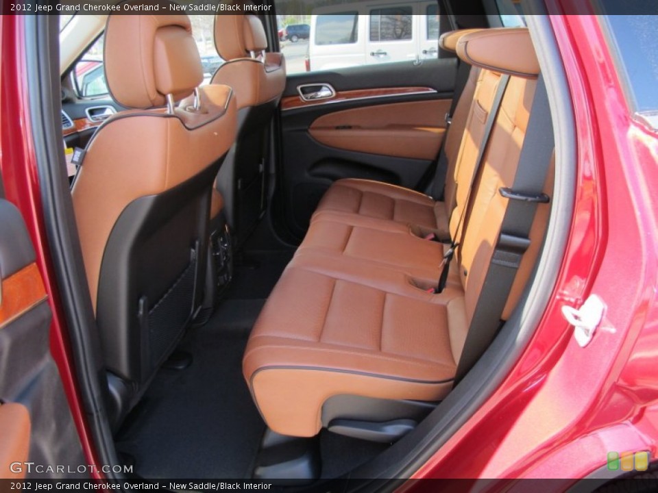 New Saddle/Black Interior Photo for the 2012 Jeep Grand Cherokee Overland #62321406