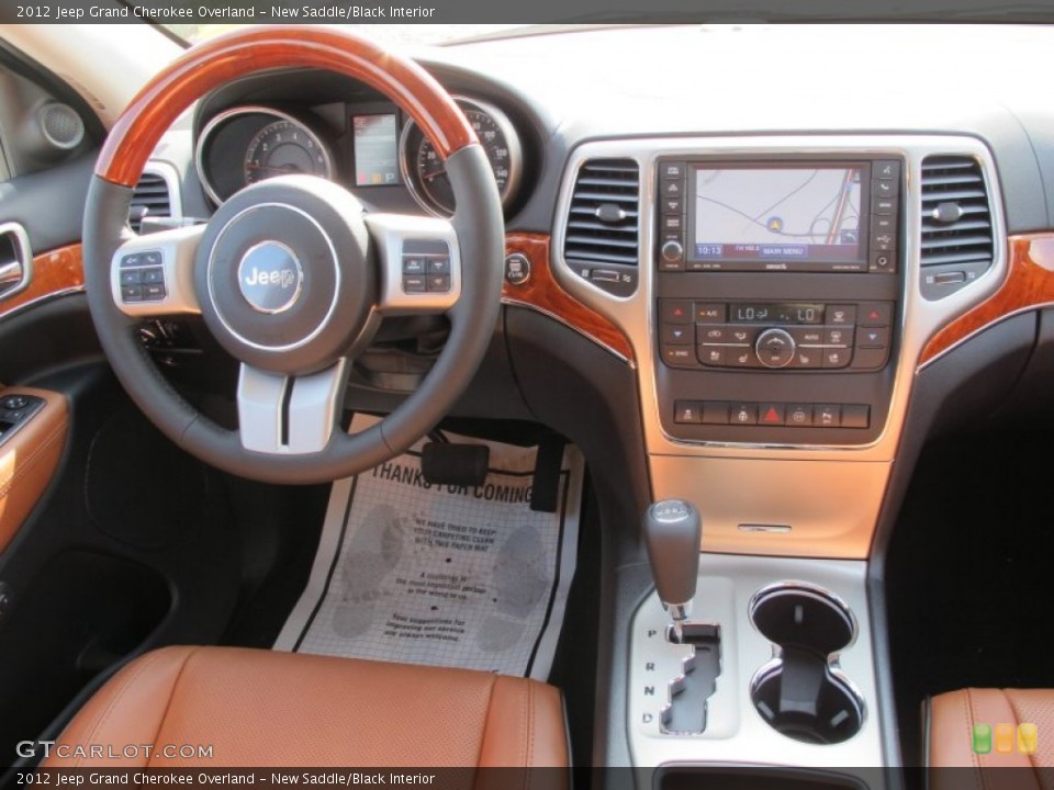 New Saddle/Black Interior Dashboard for the 2012 Jeep Grand Cherokee Overland #62321452