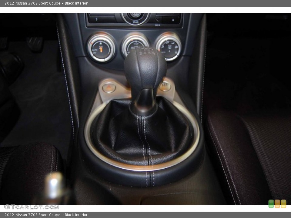 Black Interior Transmission for the 2012 Nissan 370Z Sport Coupe #62324011