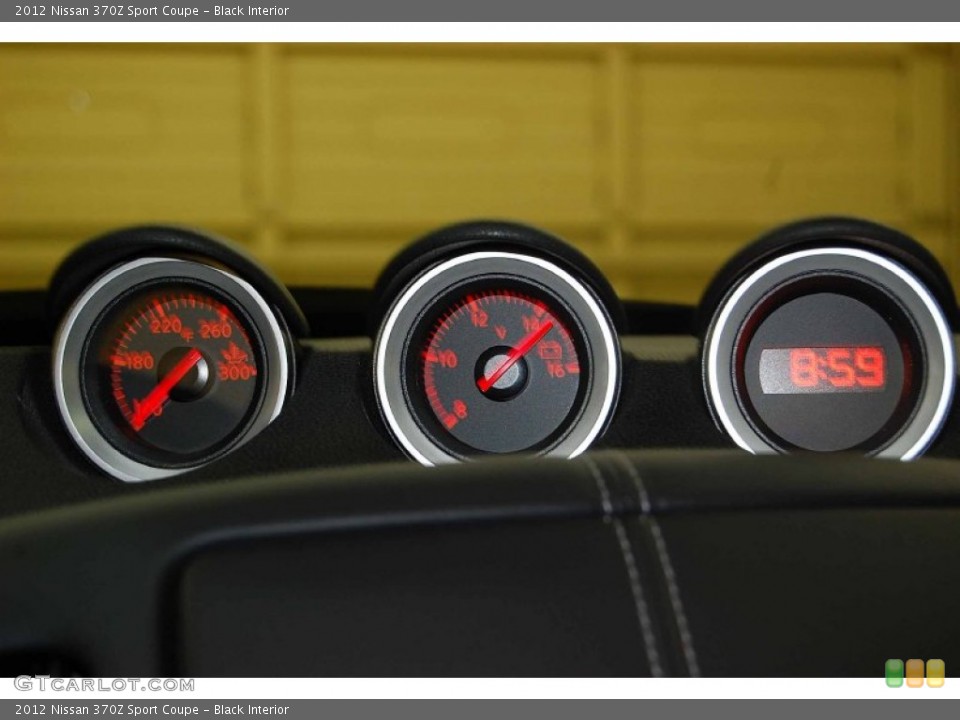 Black Interior Gauges for the 2012 Nissan 370Z Sport Coupe #62324029