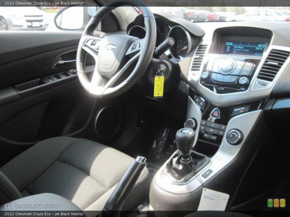 Jet Black Interior Dashboard for the 2012 Chevrolet Cruze Eco #62324920