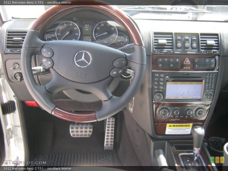 Ash/Black Interior Dashboard for the 2012 Mercedes-Benz G 550 #62325257