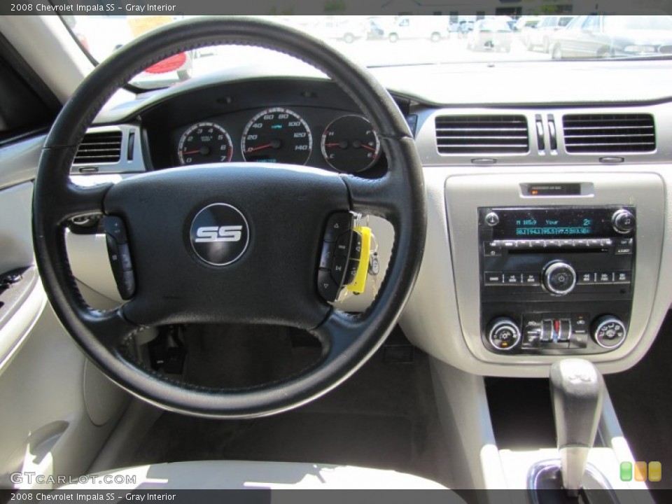 Gray Interior Steering Wheel for the 2008 Chevrolet Impala SS #62326559