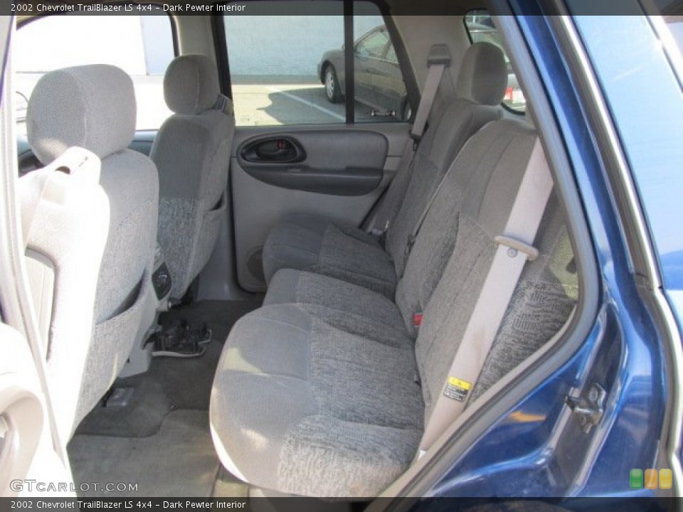 Dark Pewter Interior Rear Seat for the 2002 Chevrolet TrailBlazer LS 4x4 #62328293