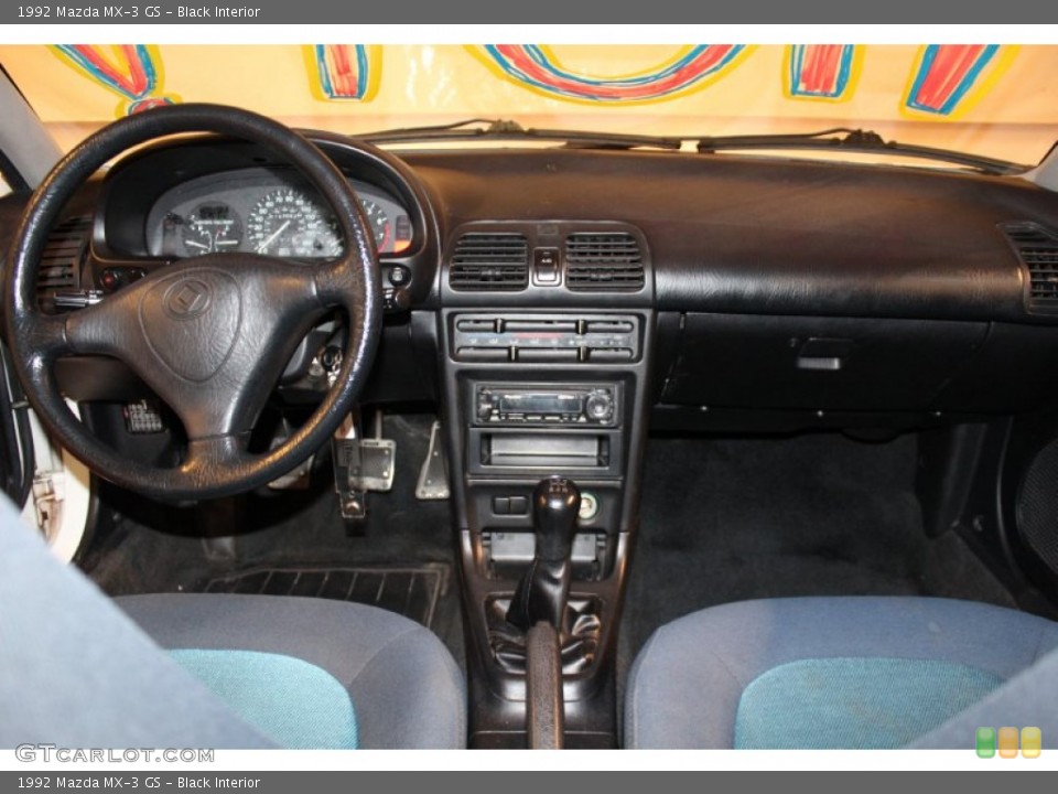 Black Interior Dashboard for the 1992 Mazda MX-3 GS #62332890
