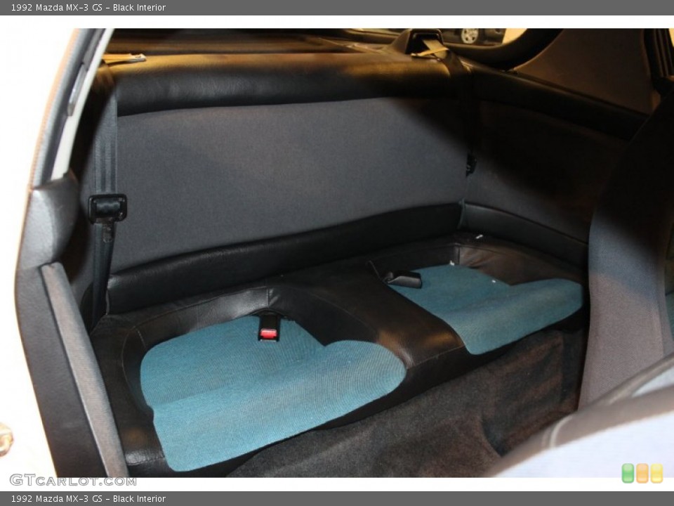 Black 1992 Mazda MX-3 Interiors