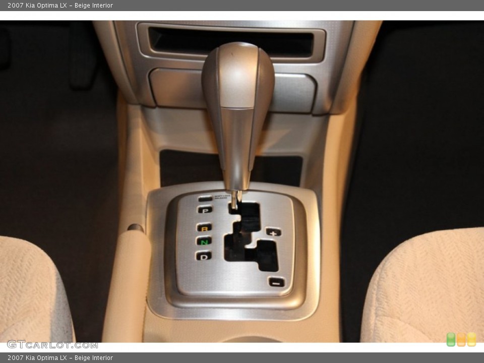 Beige Interior Transmission for the 2007 Kia Optima LX #62333605