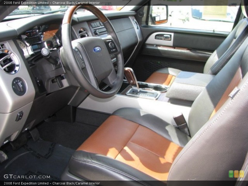 Charcoal Black/Caramel Interior Photo for the 2008 Ford Expedition Limited #62335222