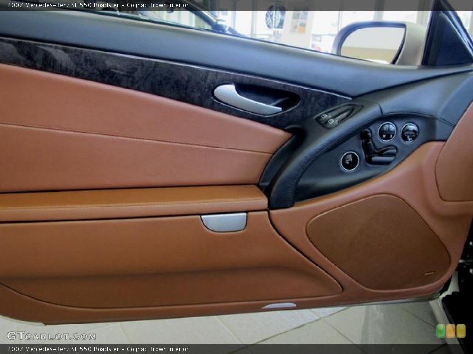 Cognac Brown Interior Door Panel for the 2007 Mercedes-Benz SL 550 Roadster #62339285