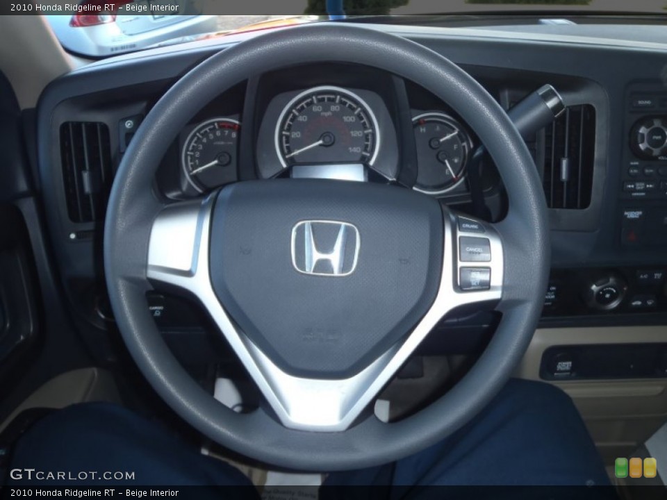 Beige Interior Steering Wheel for the 2010 Honda Ridgeline RT #62339294